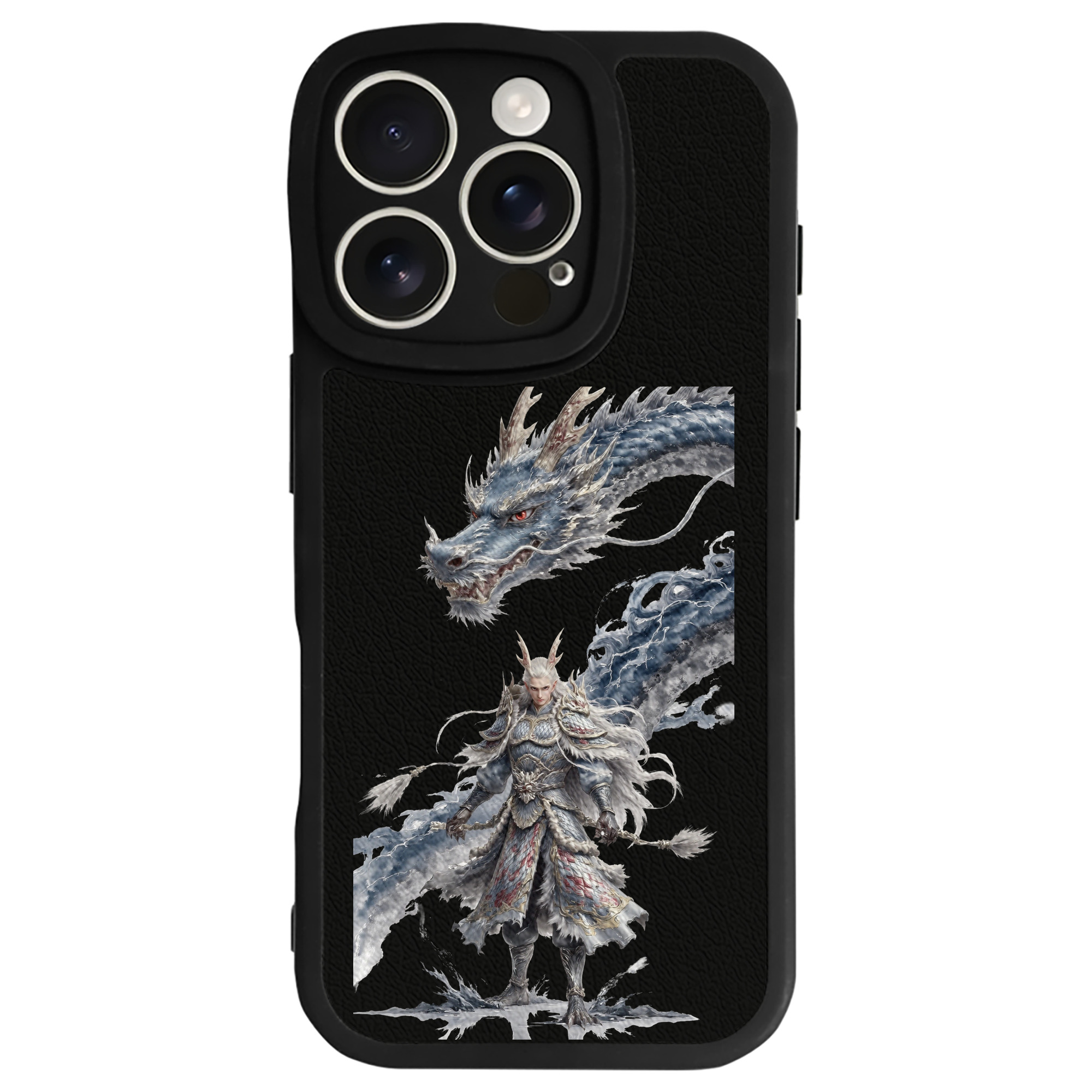 （画像用） Ne Zha 2 ナタ 魔童の大暴れ 【iPhone 16シリーズ対応】シリコンスマホケース（レザー調） 材質：シリコン
